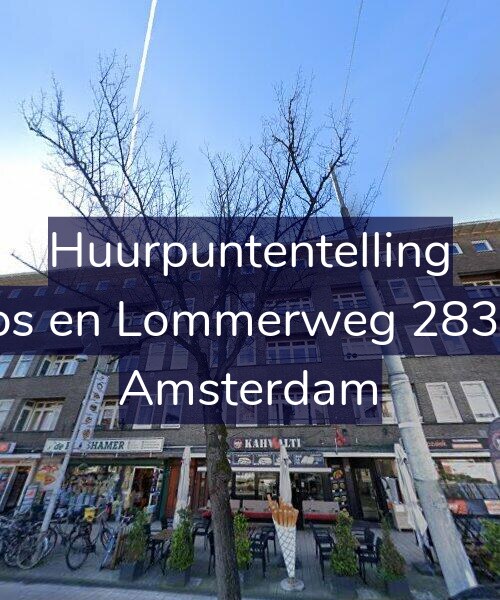 Foto gevel Huurpuntentelling voor Bos en Lommerweg 283-1, Amsterdam