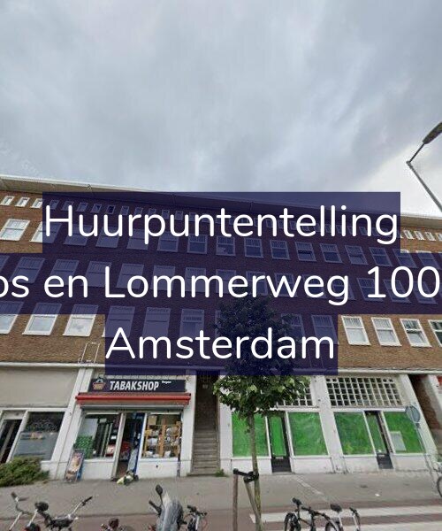 Foto gevel Huurpuntentelling voor Bos en Lommerweg 100-1, Amsterdam