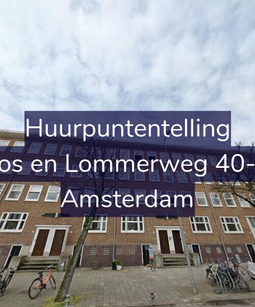 Foto gevel Huurpuntentelling voor Bos en Lommerweg 40-H, Amsterdam