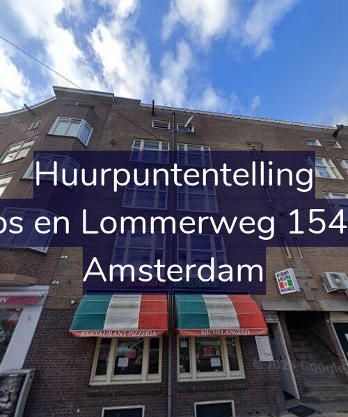Foto gevel Huurpuntentelling voor Bos en Lommerweg 154-1, Amsterdam