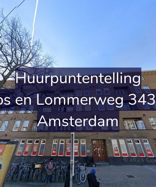 Foto gevel Huurpuntentelling voor Bos en Lommerweg 343-3, Amsterdam