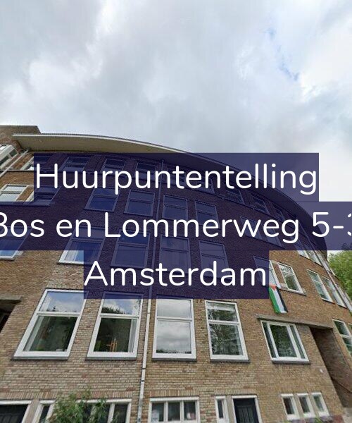 Foto gevel Huurpuntentelling voor Bos en Lommerweg 5-3, Amsterdam