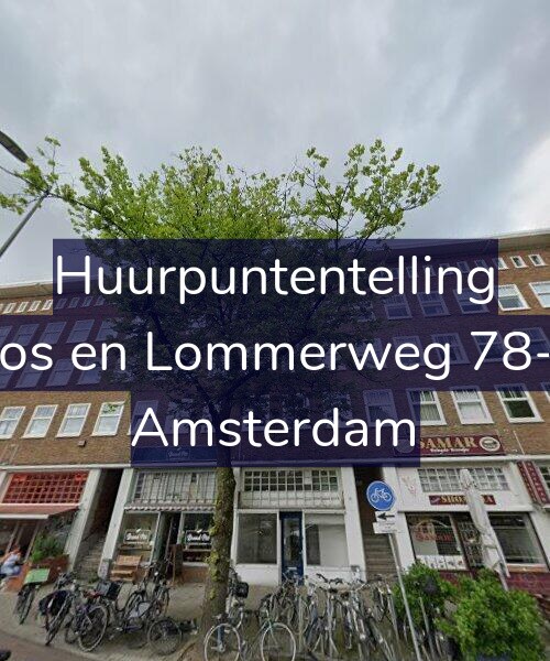 Foto gevel Huurpuntentelling voor Bos en Lommerweg 78-1, Amsterdam