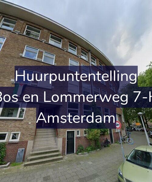Foto gevel Huurpuntentelling voor Bos en Lommerweg 7-H, Amsterdam