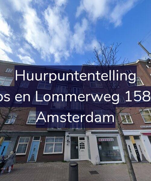 Foto gevel Huurpuntentelling voor Bos en Lommerweg 158-3, Amsterdam
