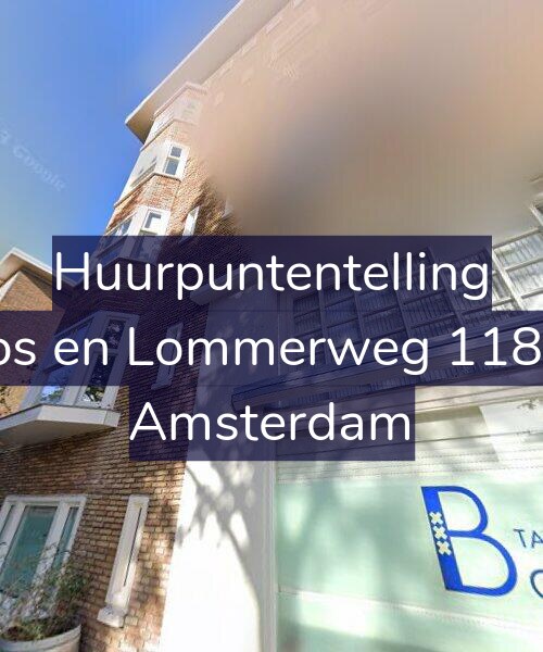 Foto gevel Huurpuntentelling voor Bos en Lommerweg 118-4, Amsterdam