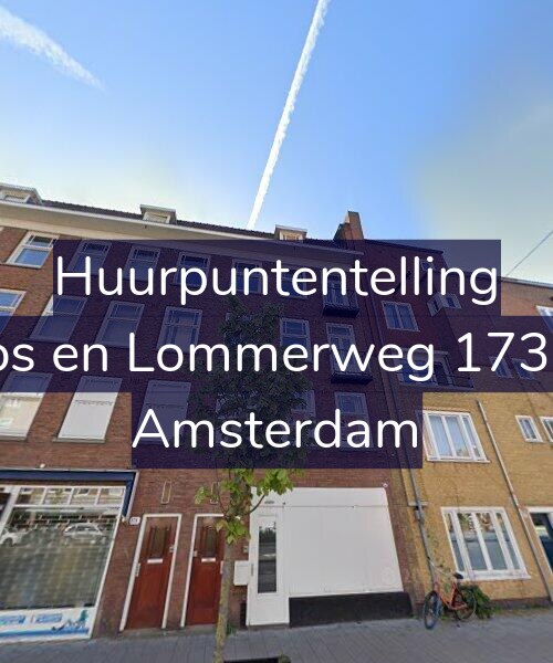 Foto gevel Huurpuntentelling voor Bos en Lommerweg 173-B, Amsterdam