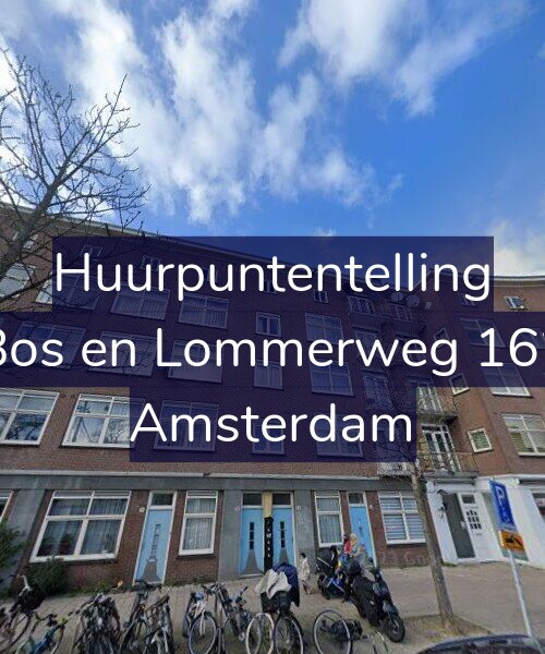 Foto gevel Huurpuntentelling voor Bos en Lommerweg 162, Amsterdam