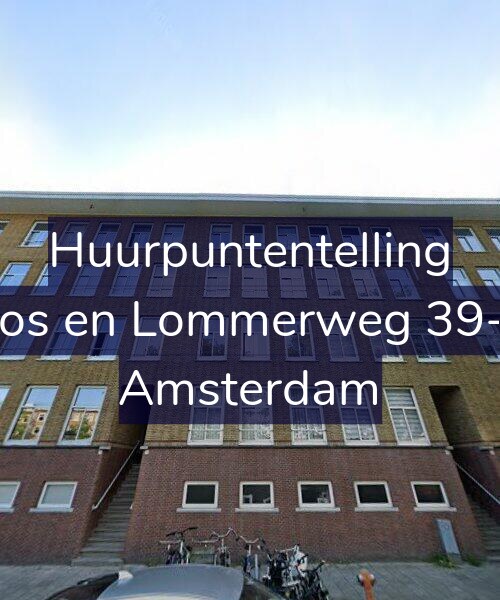 Foto gevel Huurpuntentelling voor Bos en Lommerweg 39-1, Amsterdam