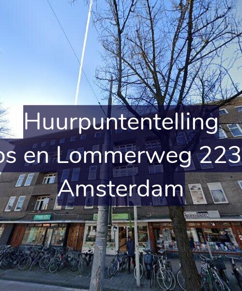 Foto gevel Huurpuntentelling voor Bos en Lommerweg 223-1, Amsterdam