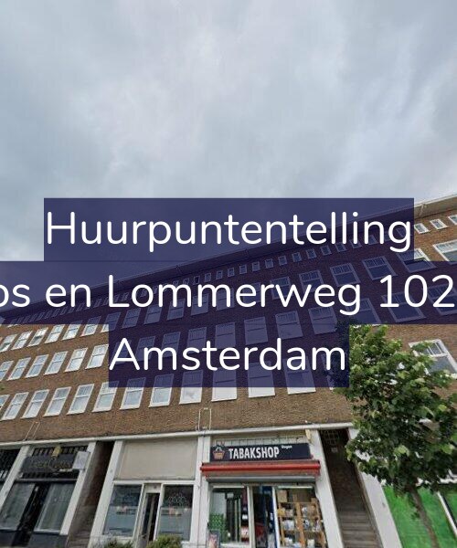 Foto gevel Huurpuntentelling voor Bos en Lommerweg 102-2, Amsterdam