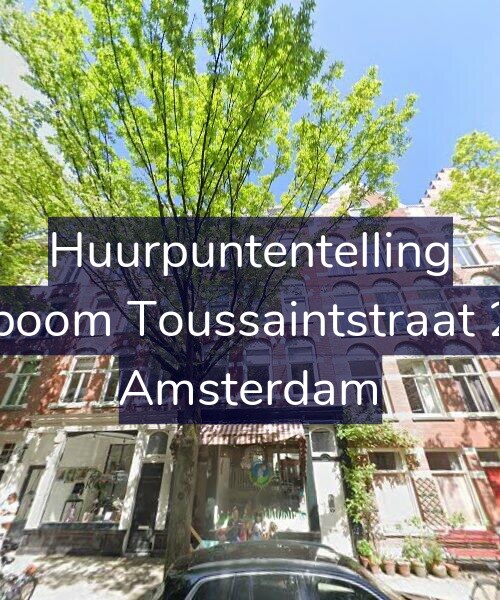Foto gevel Huurpuntentelling voor Bosboom Toussaintstraat 20-1, Amsterdam
