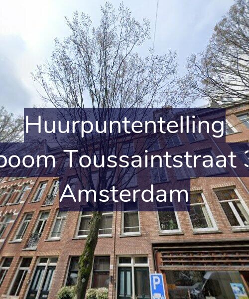 Foto gevel Huurpuntentelling voor Bosboom Toussaintstraat 34-3, Amsterdam