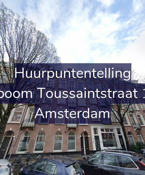 Foto gevel Huurpuntentelling voor Bosboom Toussaintstraat 13-3, Amsterdam