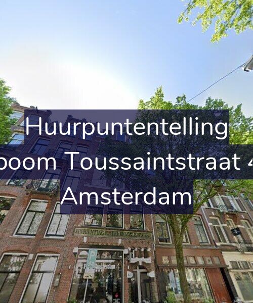 Foto gevel Huurpuntentelling voor Bosboom Toussaintstraat 43-2, Amsterdam