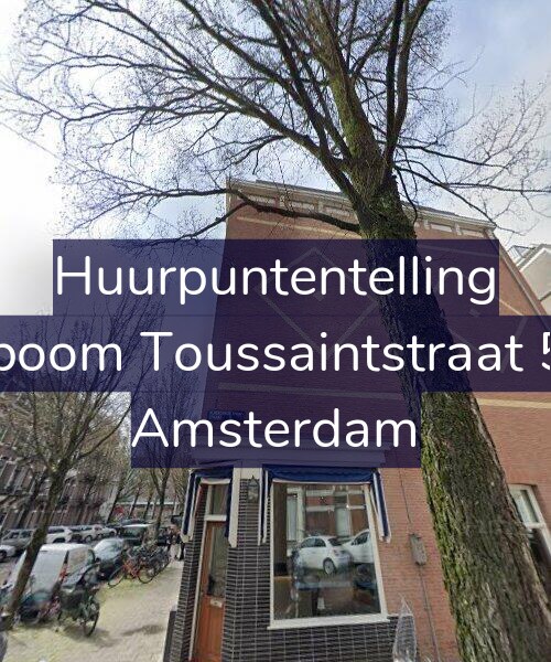 Foto gevel Huurpuntentelling voor Bosboom Toussaintstraat 54-1, Amsterdam