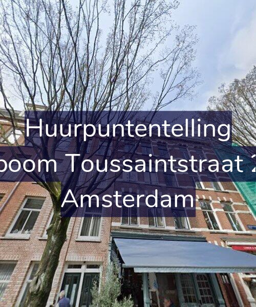 Foto gevel Huurpuntentelling voor Bosboom Toussaintstraat 28-2, Amsterdam
