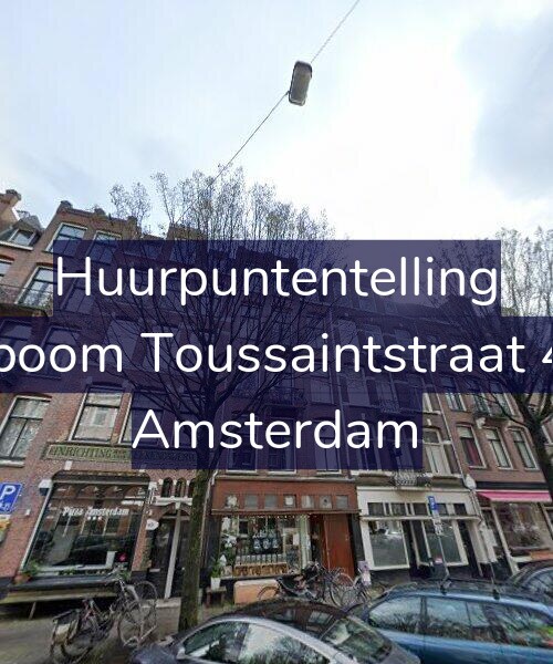Foto gevel Huurpuntentelling voor Bosboom Toussaintstraat 45-1, Amsterdam
