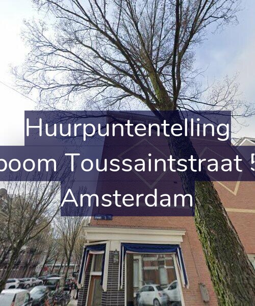 Foto gevel Huurpuntentelling voor Bosboom Toussaintstraat 54-2, Amsterdam