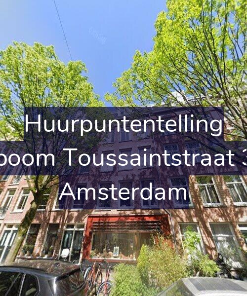 Foto gevel Huurpuntentelling voor Bosboom Toussaintstraat 32-1, Amsterdam