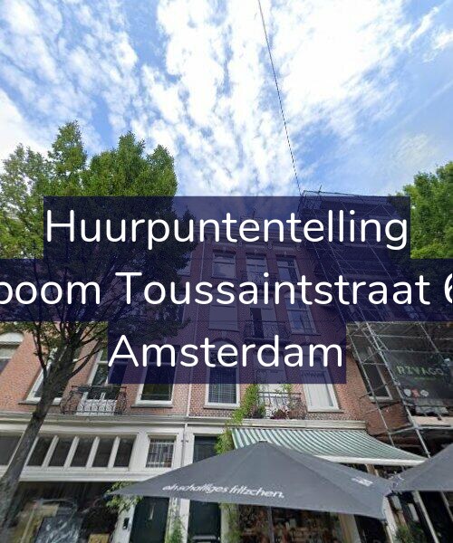 Foto gevel Huurpuntentelling voor Bosboom Toussaintstraat 60-3, Amsterdam
