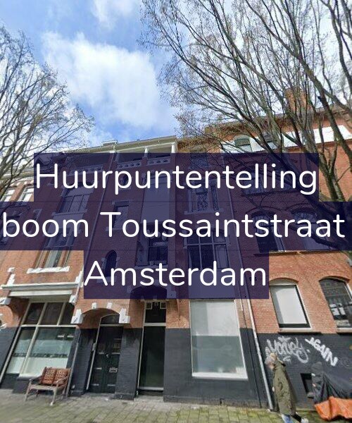 Foto gevel Huurpuntentelling voor Bosboom Toussaintstraat 2-2, Amsterdam