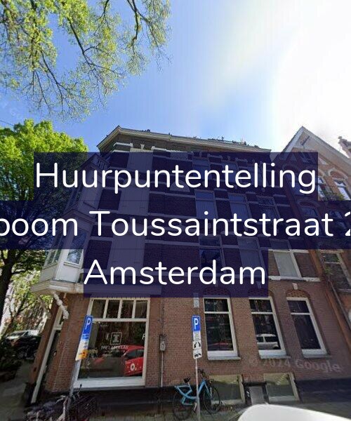 Foto gevel Huurpuntentelling voor Bosboom Toussaintstraat 27-4, Amsterdam
