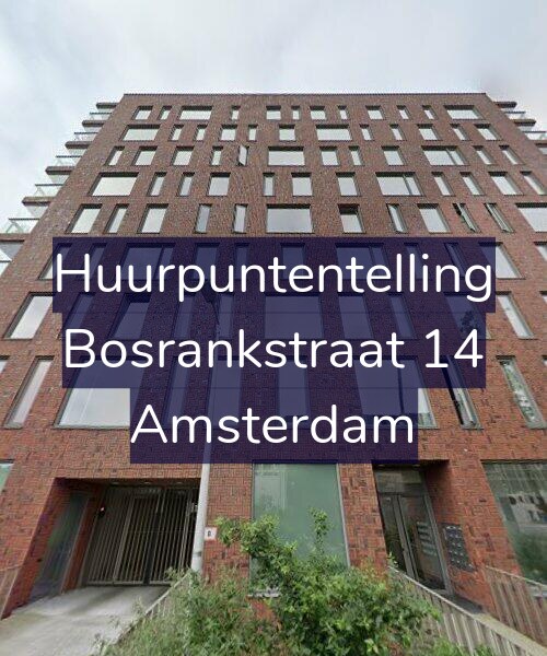 Foto gevel Huurpuntentelling voor Bosrankstraat 14, Amsterdam