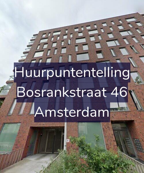 Foto gevel Huurpuntentelling voor Bosrankstraat 46, Amsterdam