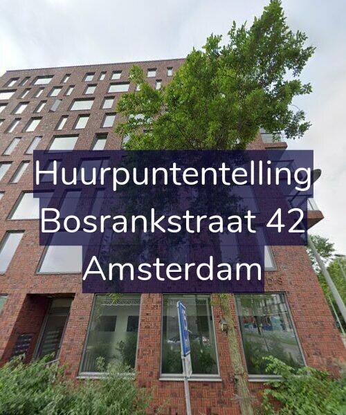 Foto gevel Huurpuntentelling voor Bosrankstraat 42, Amsterdam