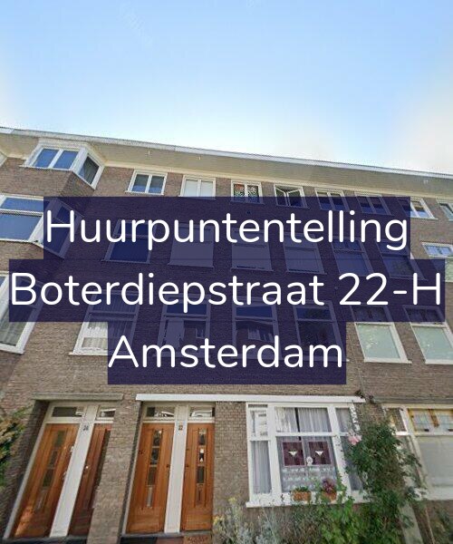 Foto gevel Huurpuntentelling voor Boterdiepstraat 22-H, Amsterdam