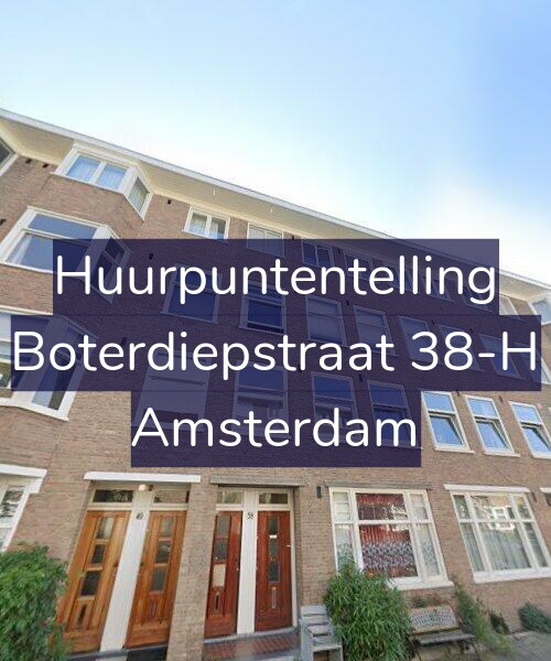 Foto gevel Huurpuntentelling voor Boterdiepstraat 38-H, Amsterdam