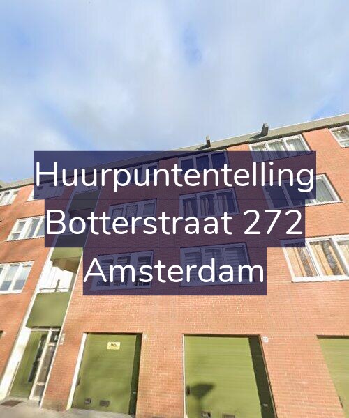 Foto gevel Huurpuntentelling voor Botterstraat 272, Amsterdam