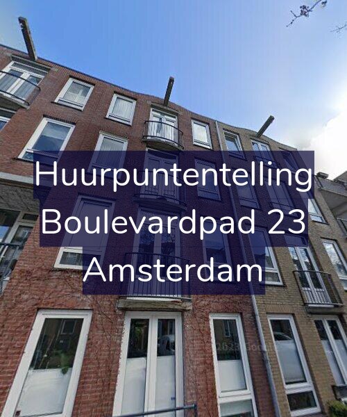 Foto gevel Huurpuntentelling voor Boulevardpad 23, Amsterdam