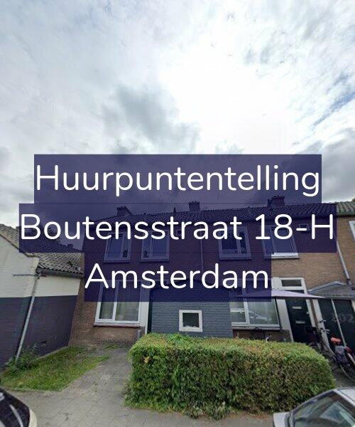 Foto gevel Huurpuntentelling voor Boutensstraat 18-H, Amsterdam