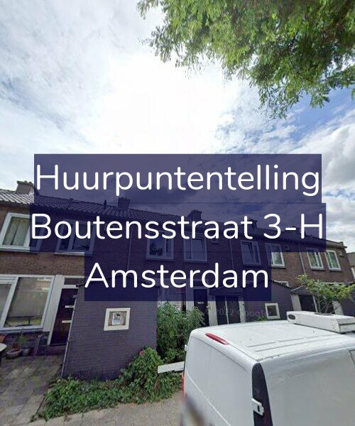 Foto gevel Huurpuntentelling voor Boutensstraat 3-H, Amsterdam