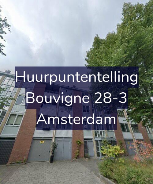Foto gevel Huurpuntentelling voor Bouvigne 28-3, Amsterdam