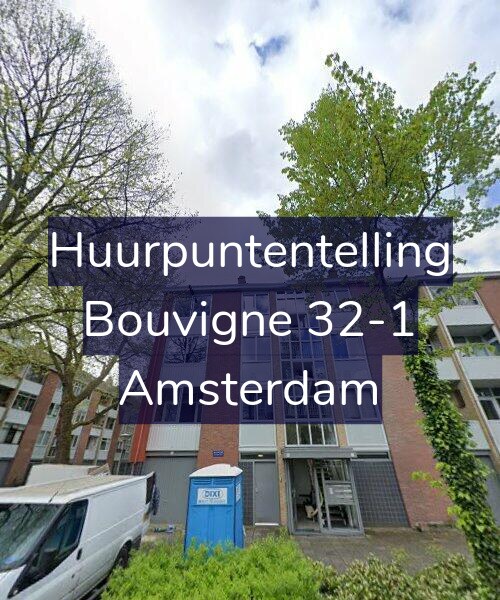 Foto gevel Huurpuntentelling voor Bouvigne 32-1, Amsterdam
