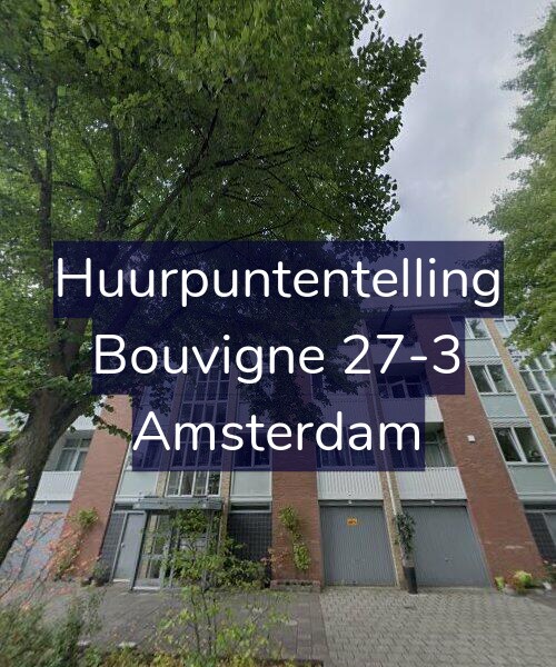 Foto gevel Huurpuntentelling voor Bouvigne 27-3, Amsterdam