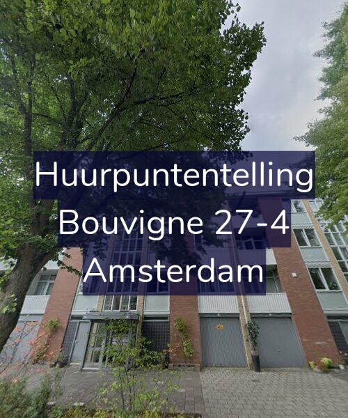 Foto gevel Huurpuntentelling voor Bouvigne 27-4, Amsterdam