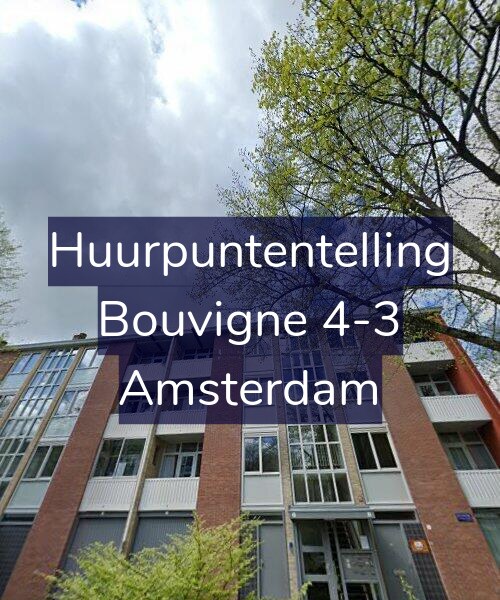 Foto gevel Huurpuntentelling voor Bouvigne 4-3, Amsterdam