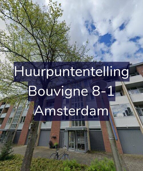 Foto gevel Huurpuntentelling voor Bouvigne 8-1, Amsterdam