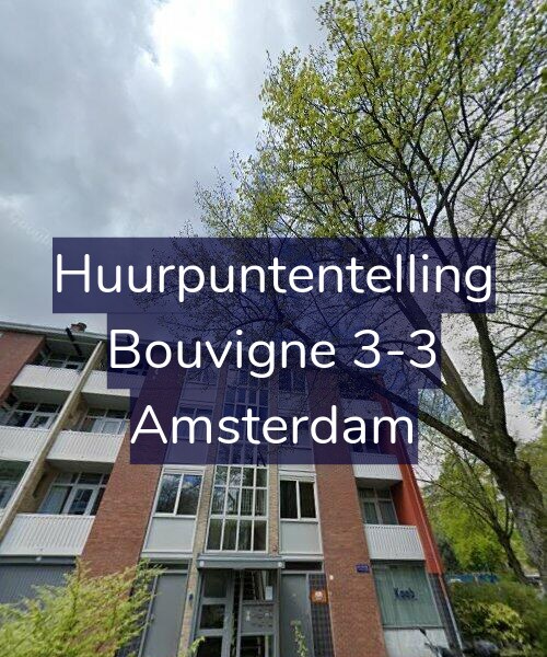 Foto gevel Huurpuntentelling voor Bouvigne 3-3, Amsterdam