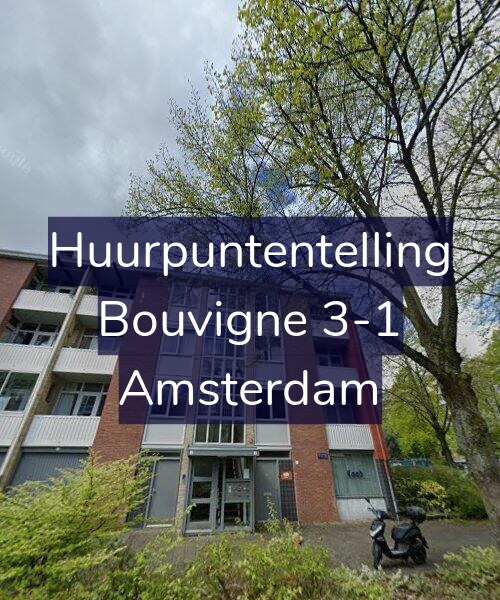 Foto gevel Huurpuntentelling voor Bouvigne 3-1, Amsterdam