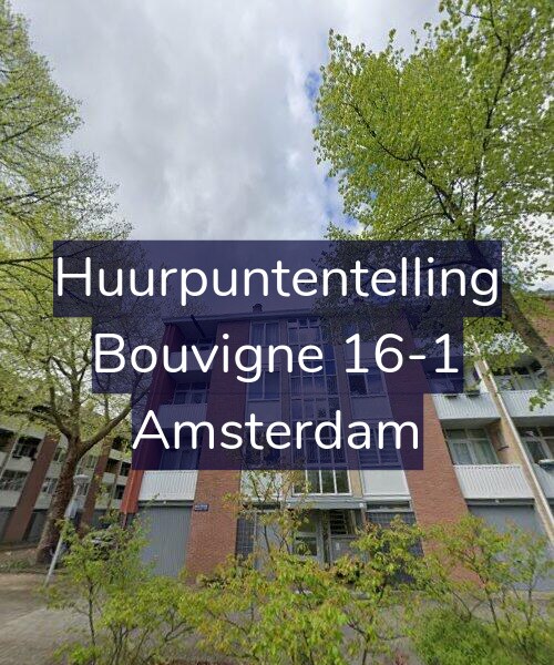 Foto gevel Huurpuntentelling voor Bouvigne 16-1, Amsterdam