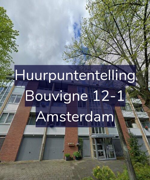 Foto gevel Huurpuntentelling voor Bouvigne 12-1, Amsterdam