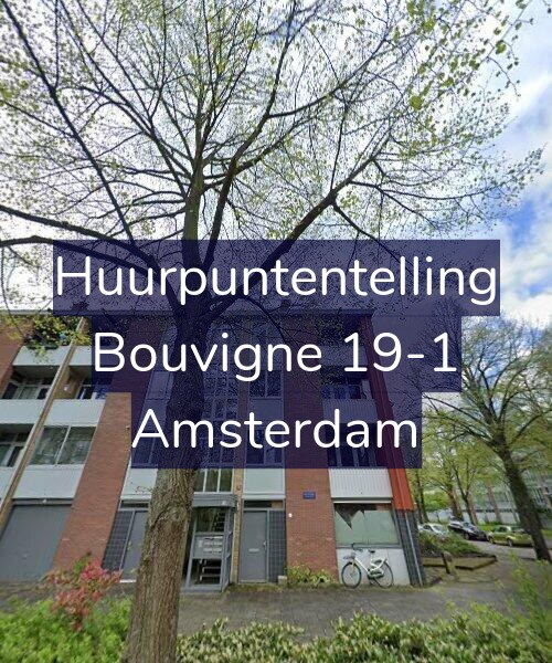 Foto gevel Huurpuntentelling voor Bouvigne 19-1, Amsterdam