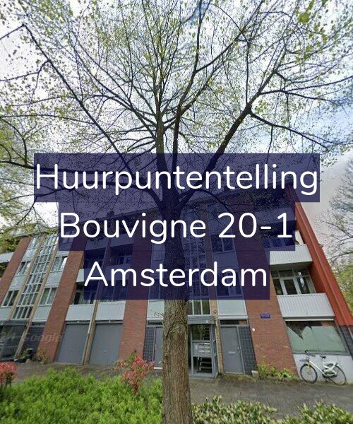 Foto gevel Huurpuntentelling voor Bouvigne 20-1, Amsterdam