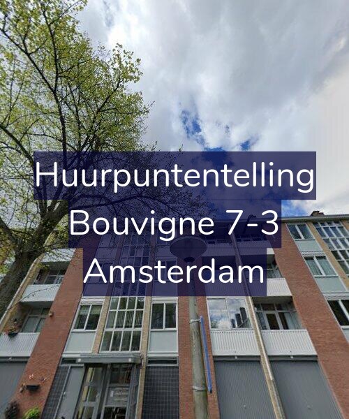 Foto gevel Huurpuntentelling voor Bouvigne 7-3, Amsterdam