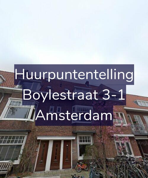 Foto gevel Huurpuntentelling voor Boylestraat 3-1, Amsterdam